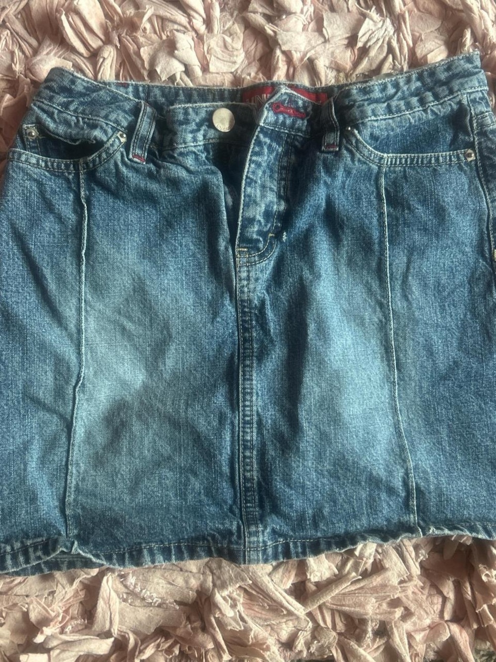 UNIONBAY Blue Denim Mini Skirt